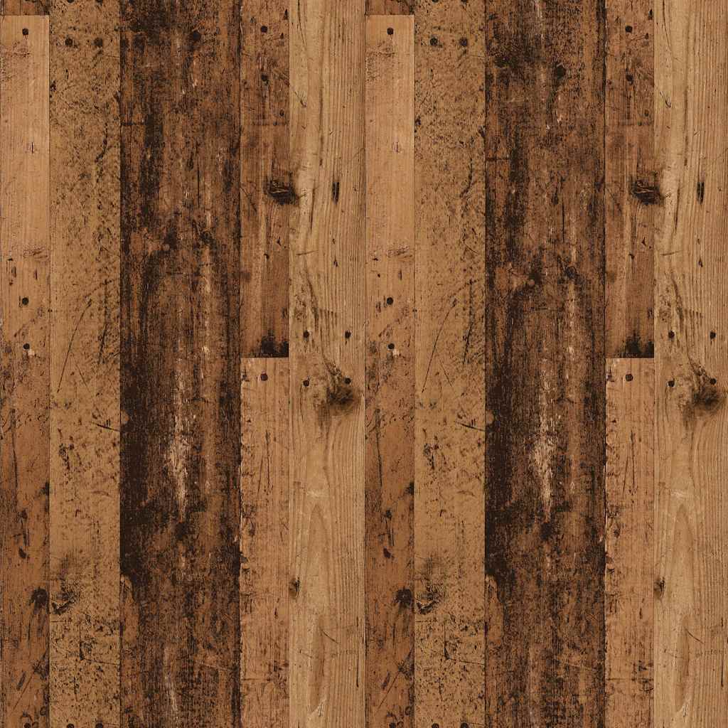 Hjørneskrivebord gammelt træ 120x140x75 cm konstruktionstræ