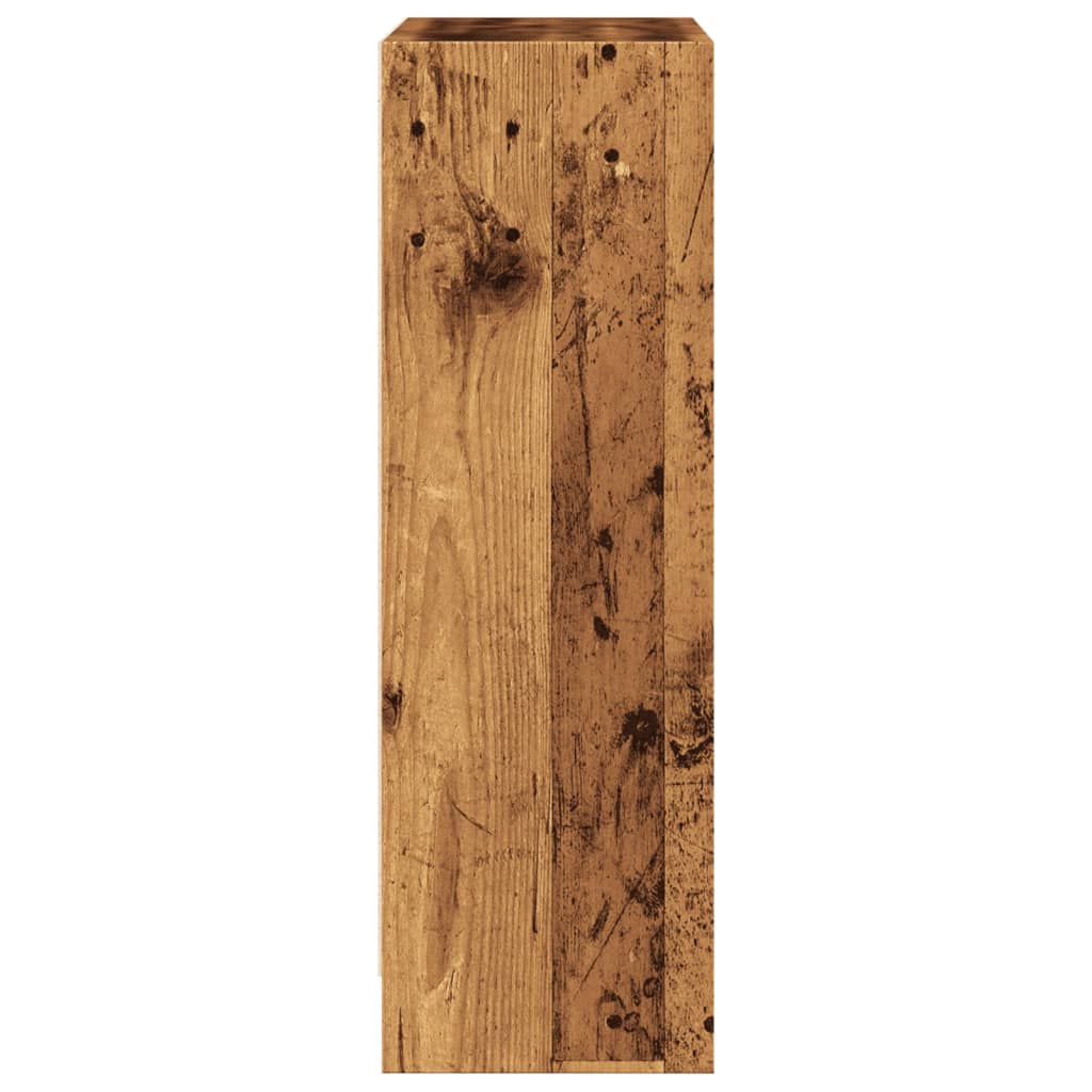 bogreol 60x24x76 cm konstrueret træ antikt træ