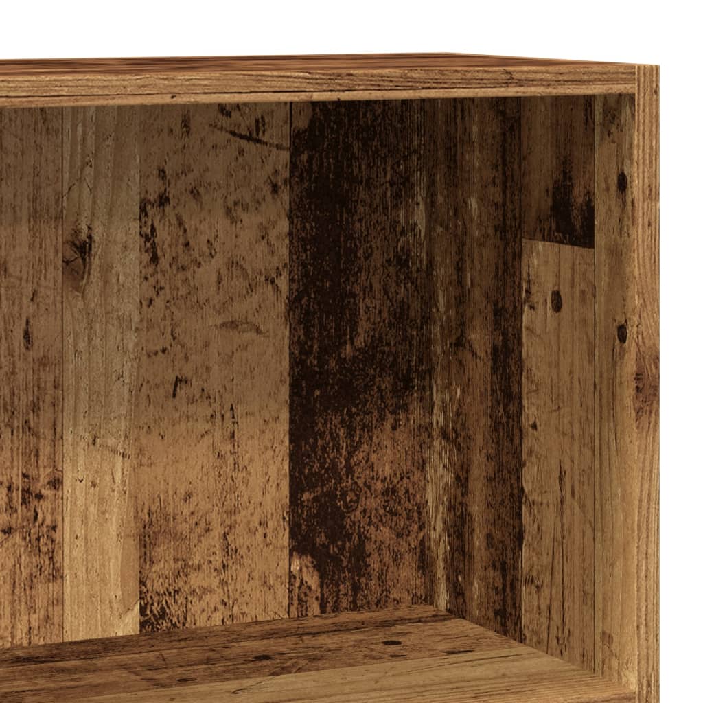 bogreol 60x24x76 cm konstrueret træ antikt træ