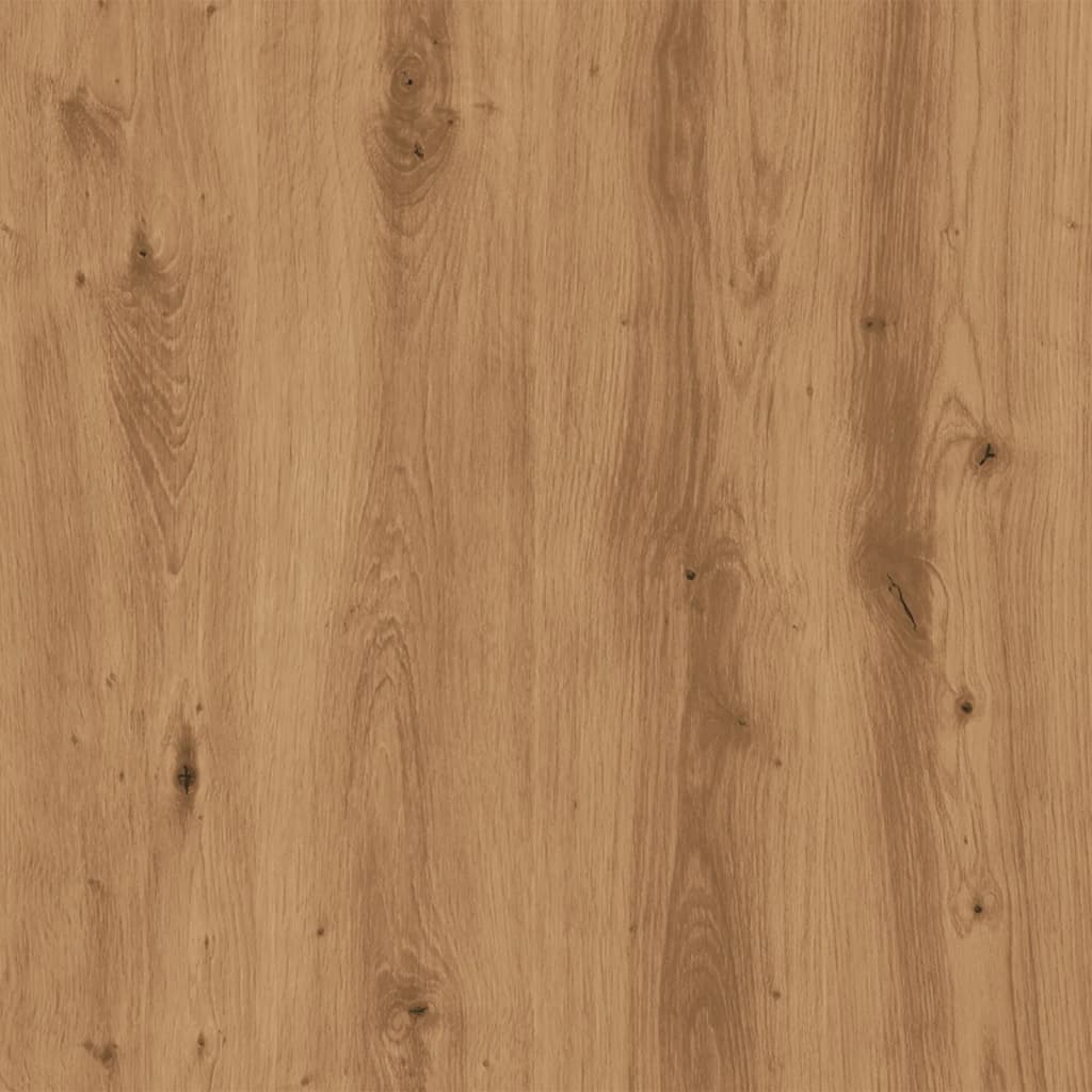 bogreol 60x24x76 cm konstrueret træ egetræsfarve