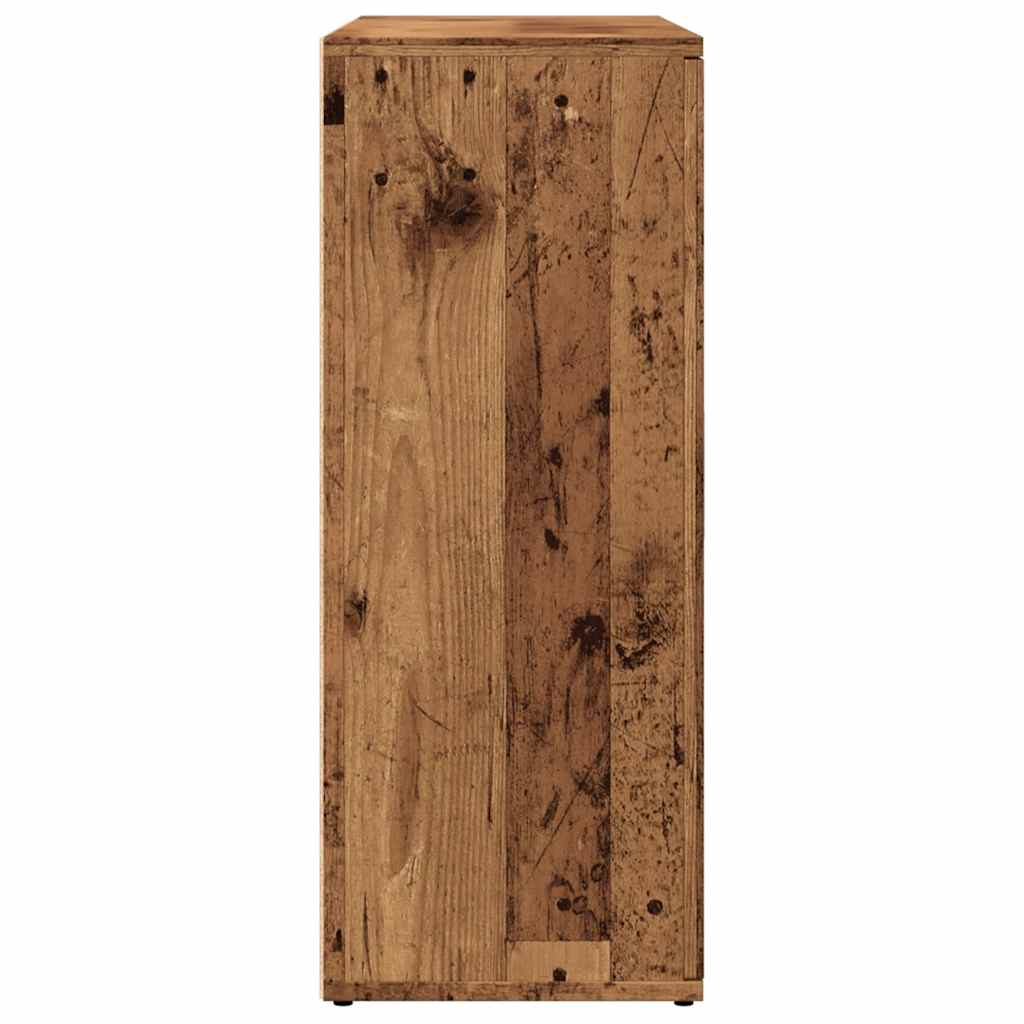 skænk 91x29,5x75 cm konstrueret træ antikt trælook