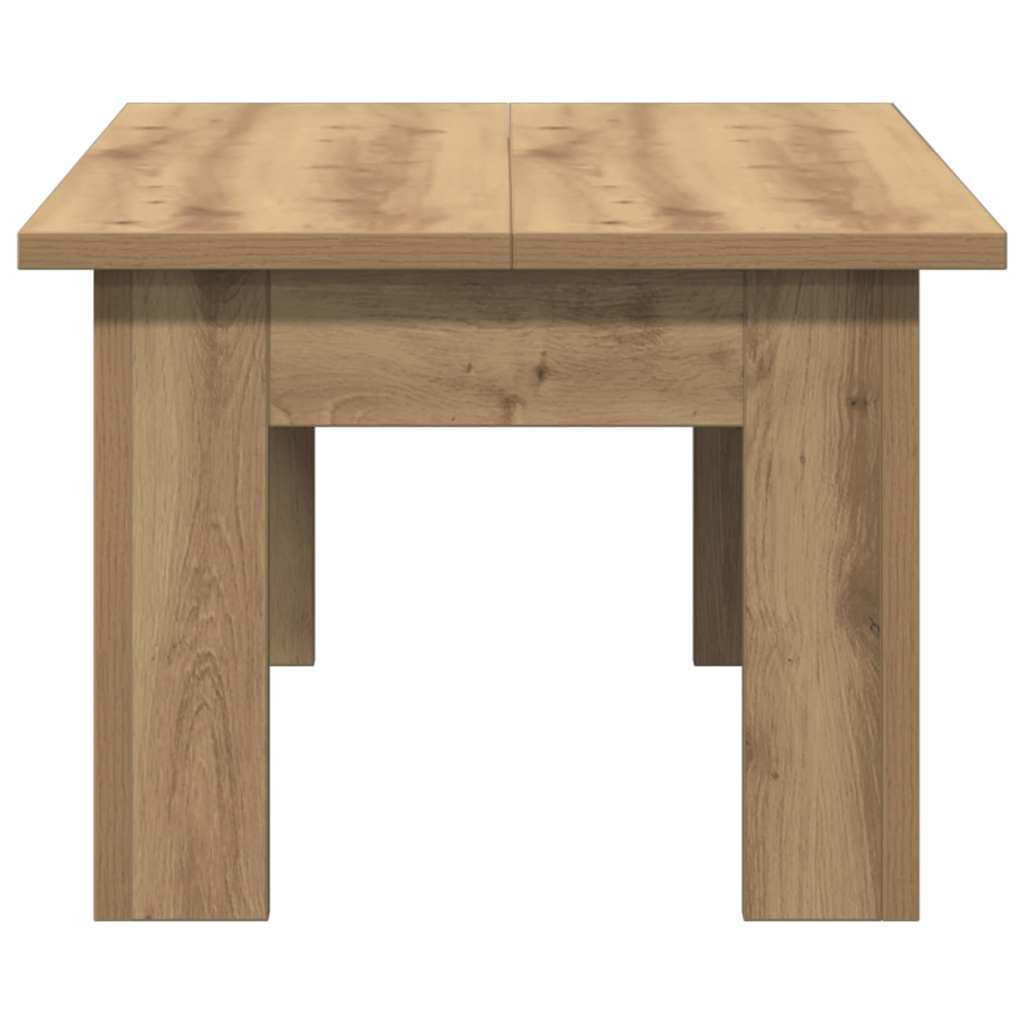 sofabord 100x60x42 cm konstrueret træ kunsteg