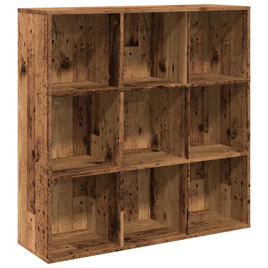 bogreol 98x29x97,5 cm antikt træ