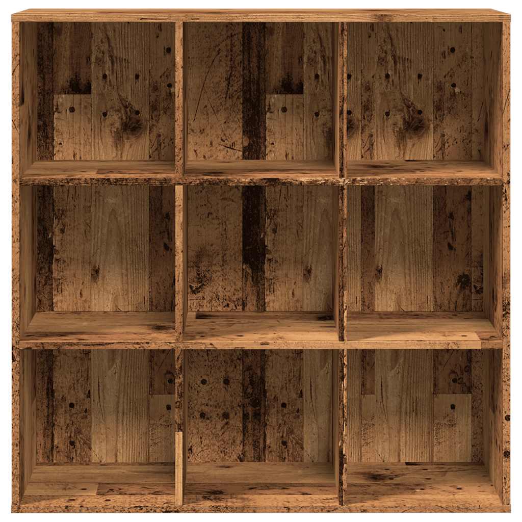 bogreol 98x29x97,5 cm antikt træ
