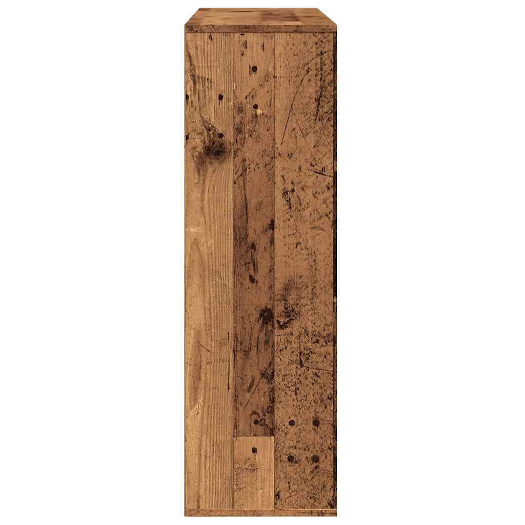 bogreol 98x29x97,5 cm antikt træ