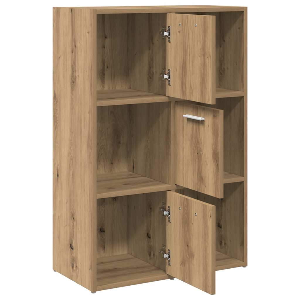 bogreol 60,5x30x90 cm konstrueret træ kunsteg