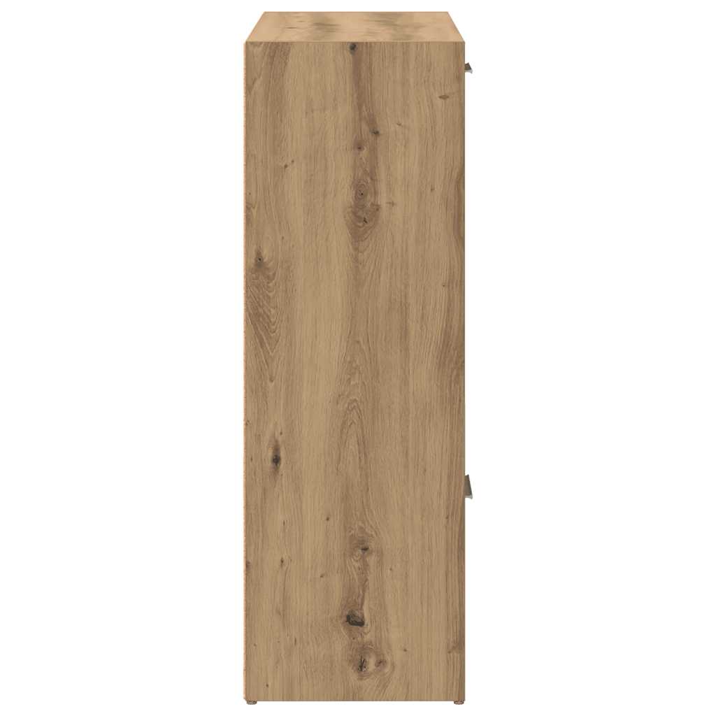 bogreol 60,5x30x90 cm konstrueret træ kunsteg