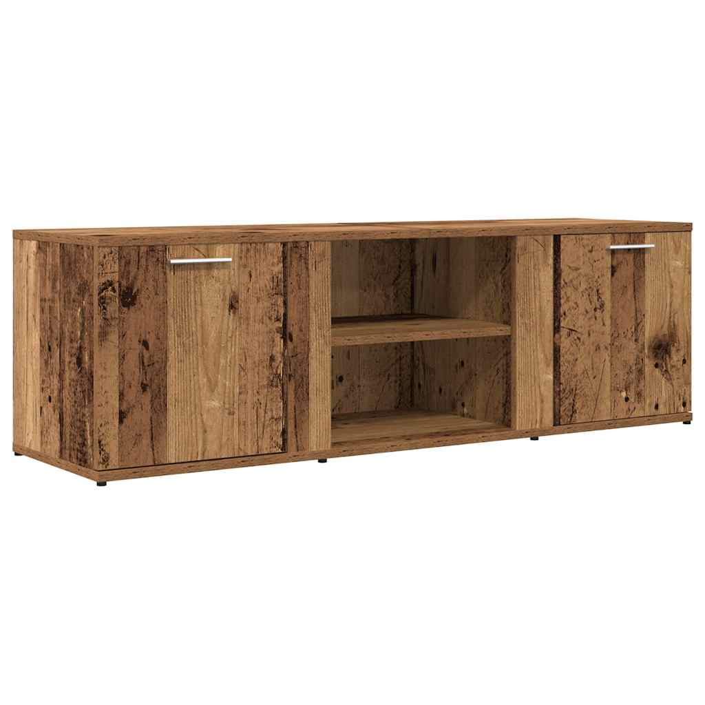 tv-bord 120x34x37 cm konstrueret træ antikt træ