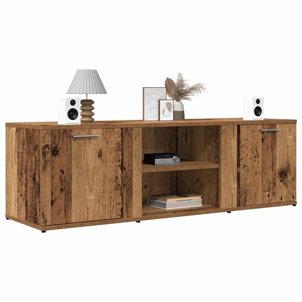 tv-bord 120x34x37 cm konstrueret træ antikt træ
