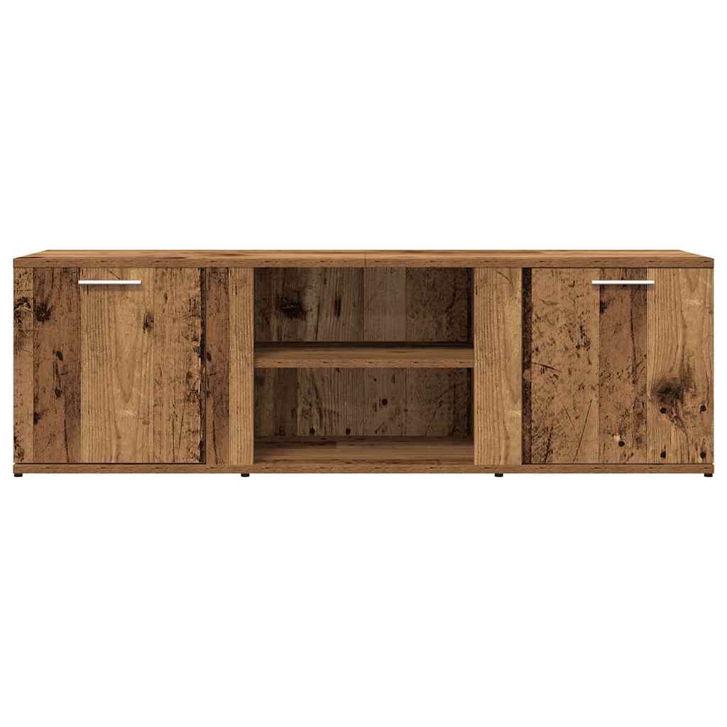 tv-bord 120x34x37 cm konstrueret træ antikt træ