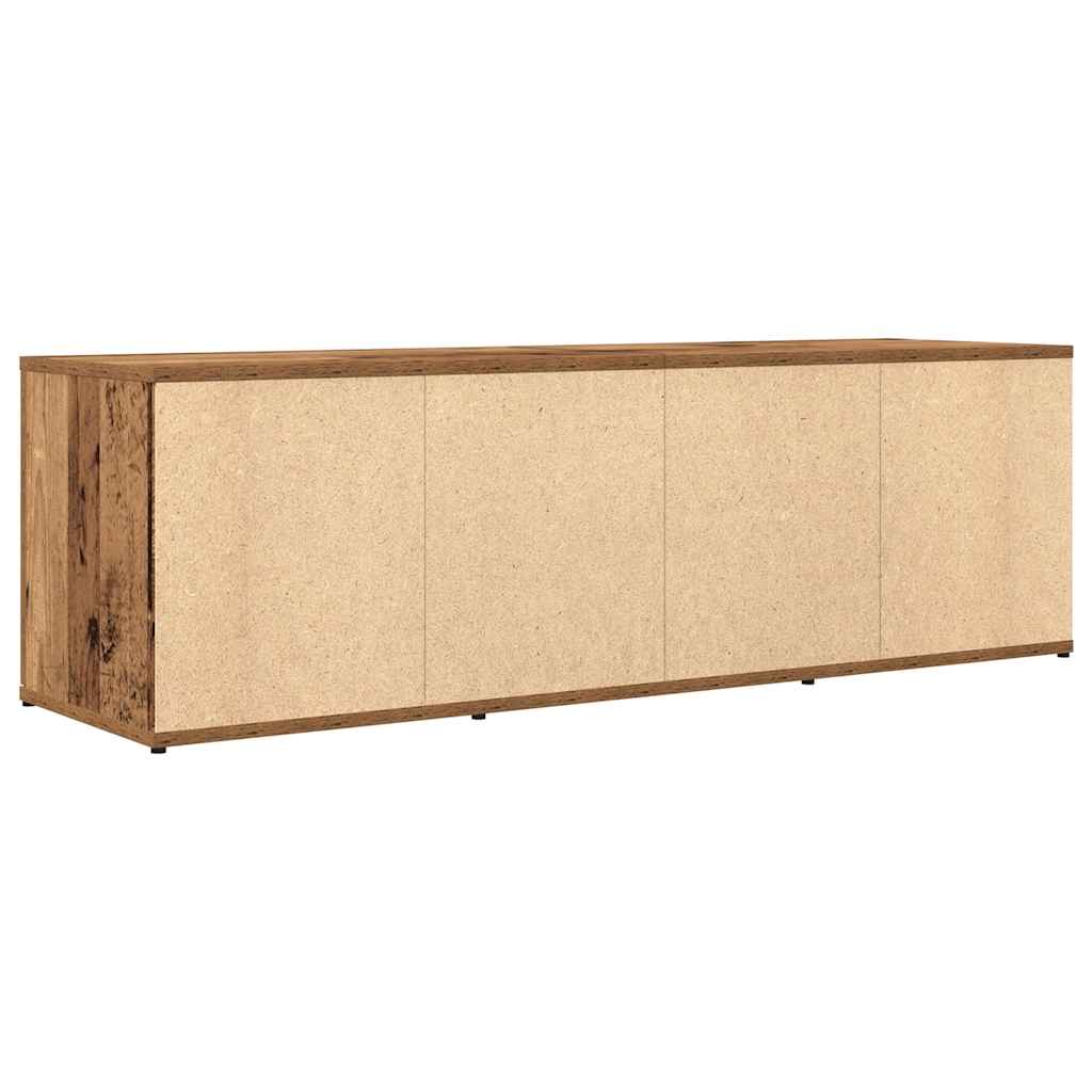 tv-bord 120x34x37 cm konstrueret træ antikt træ