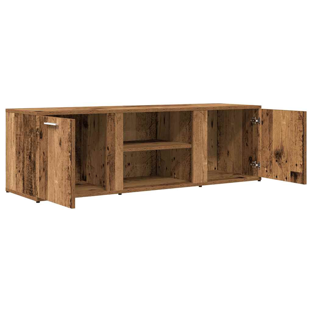 tv-bord 120x34x37 cm konstrueret træ antikt træ