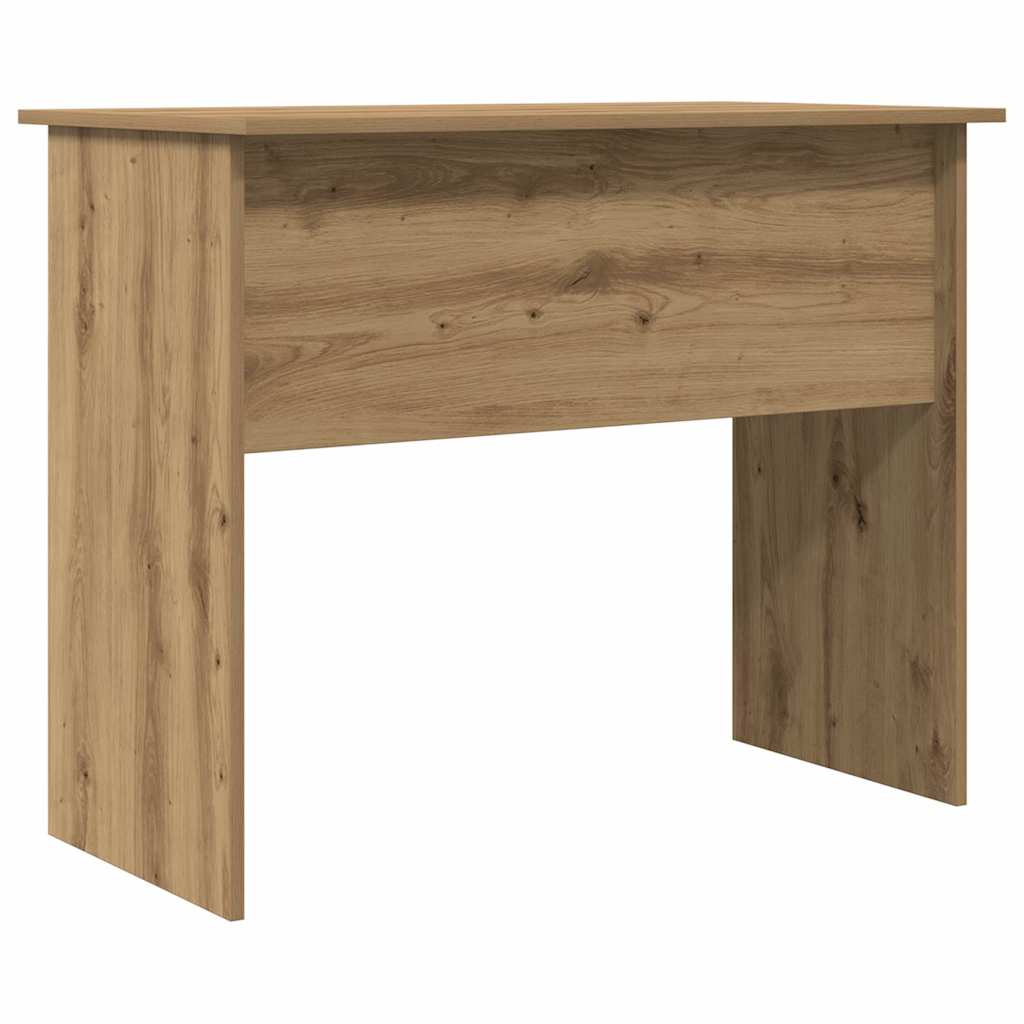 skrivebord 90x50x74 cm konstrueret træ kunsteg