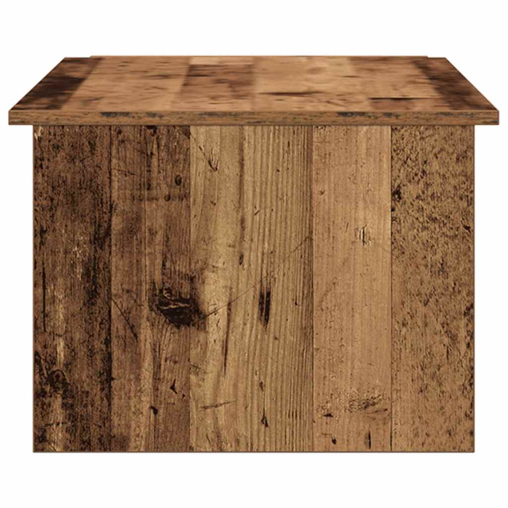 sofabord 150x50x35 cm konstrueret træ antikt træ