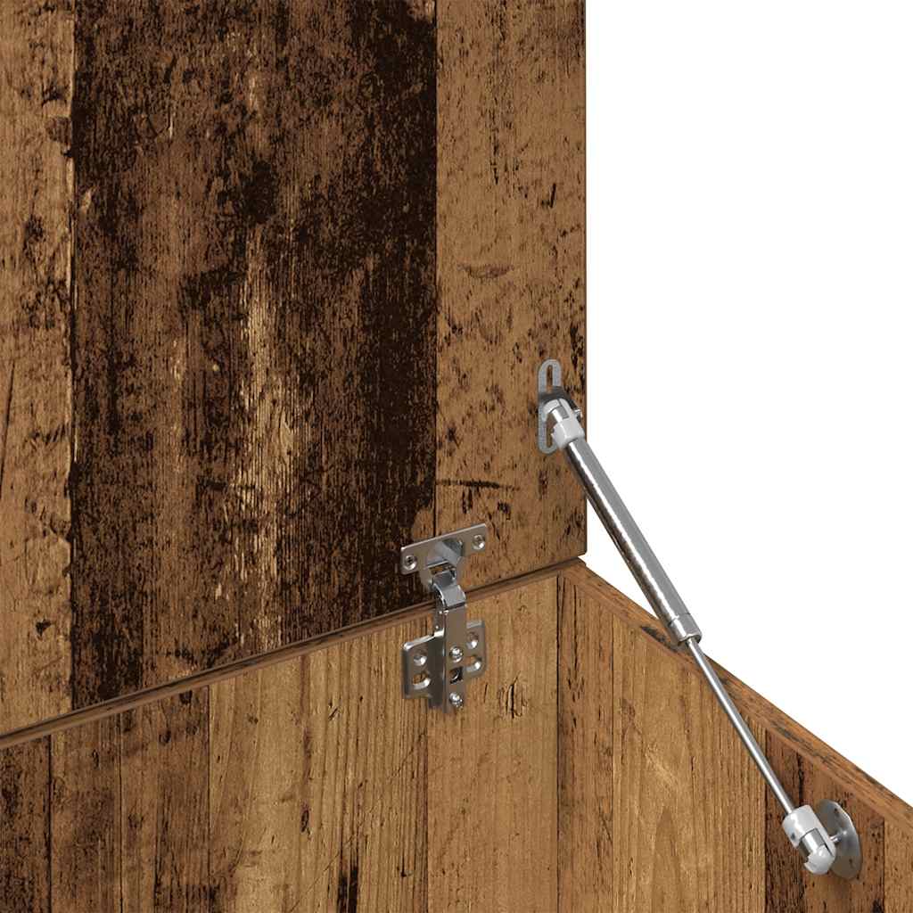 sofabord 150x50x35 cm konstrueret træ antikt træ