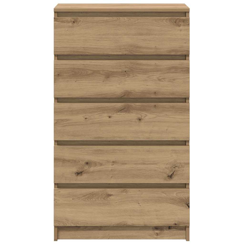 kommode 60x36x103 cm konstrueret træ kunsteg