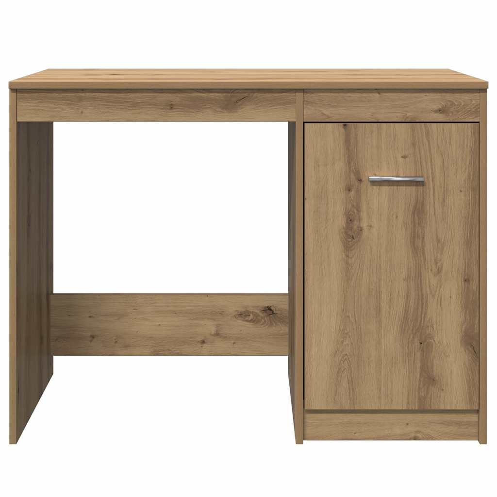 skrivebord 100x50x76 cm konstrueret træ kunsteg