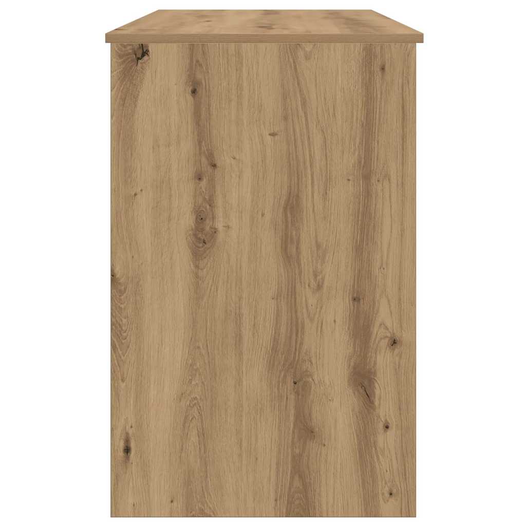 skrivebord 100x50x76 cm konstrueret træ kunsteg