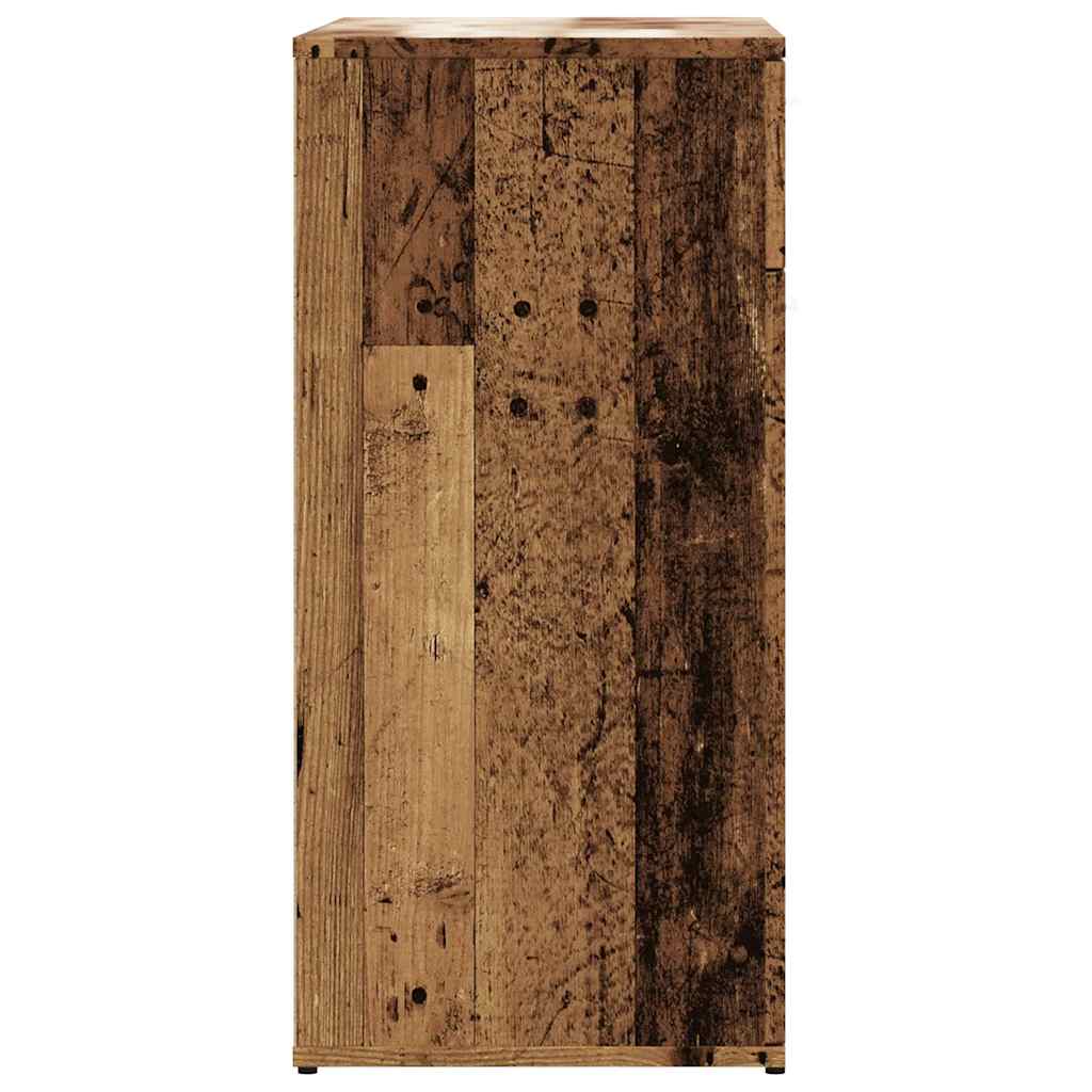 skænk 80x36x75 cm konstrueret træ antikt træ