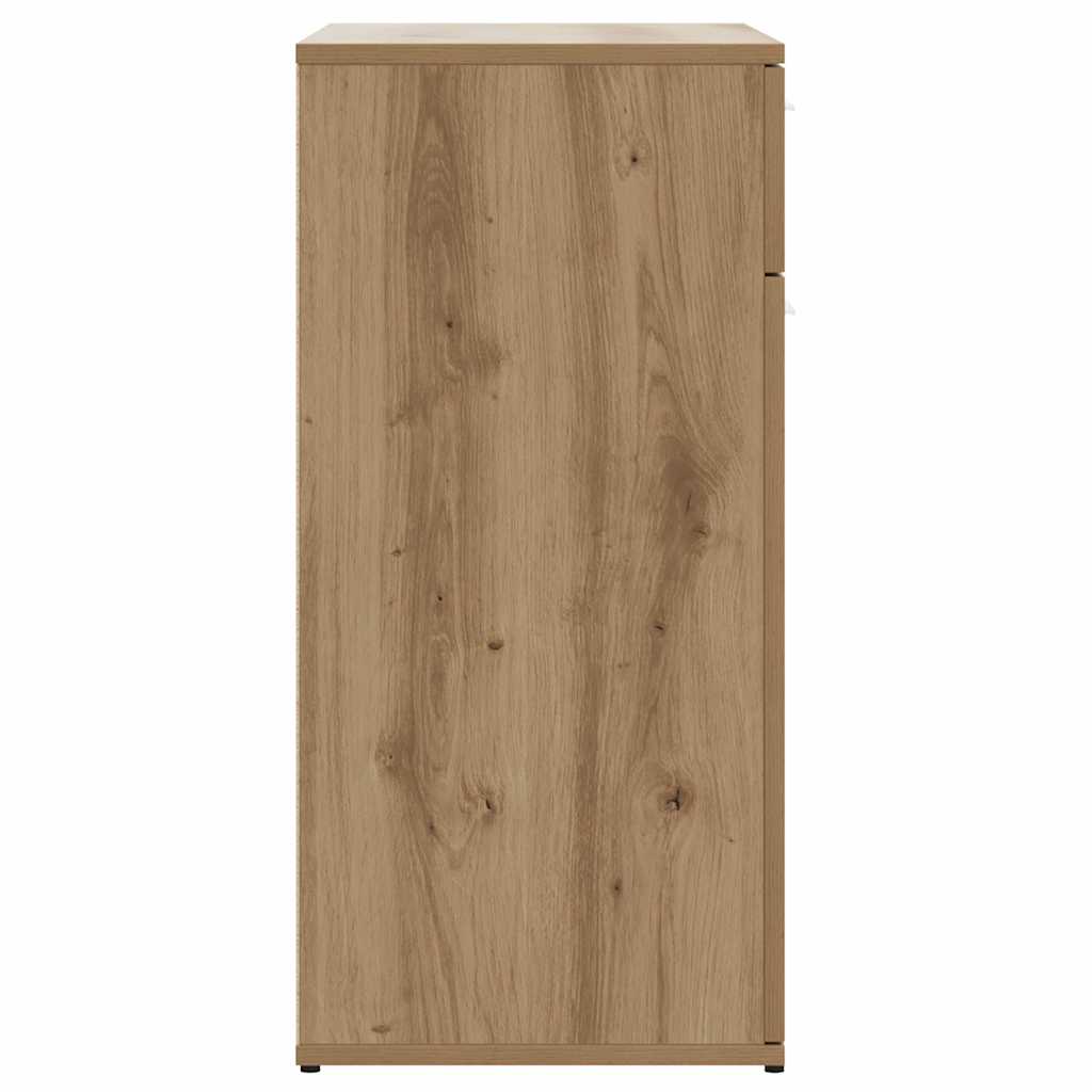 skænk 80x36x75 cm konstrueret træ artisan eg