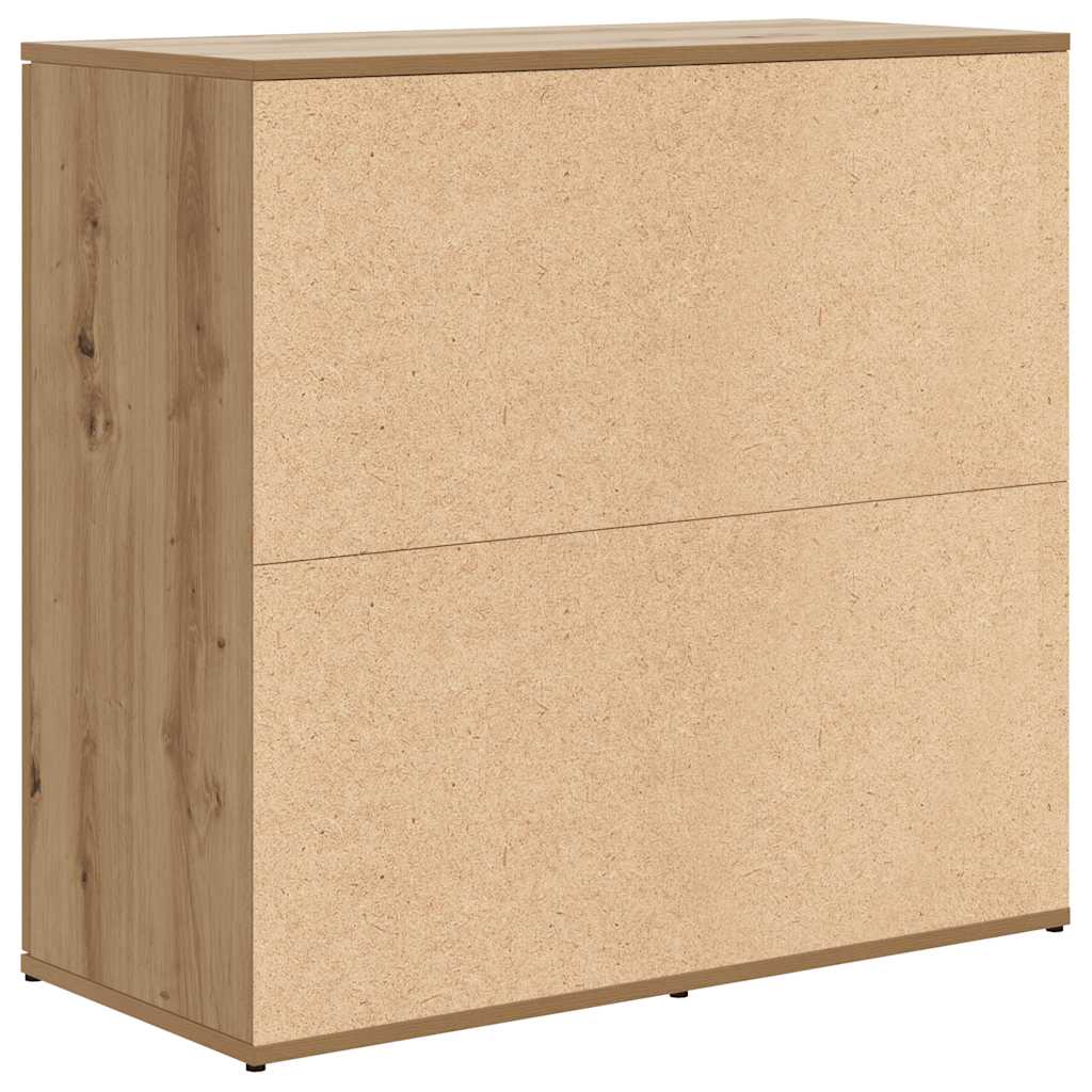 skænk 80x36x75 cm konstrueret træ artisan eg