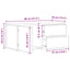 tv-bord 80x34x35,5 cm konstrueret træ kunsteg