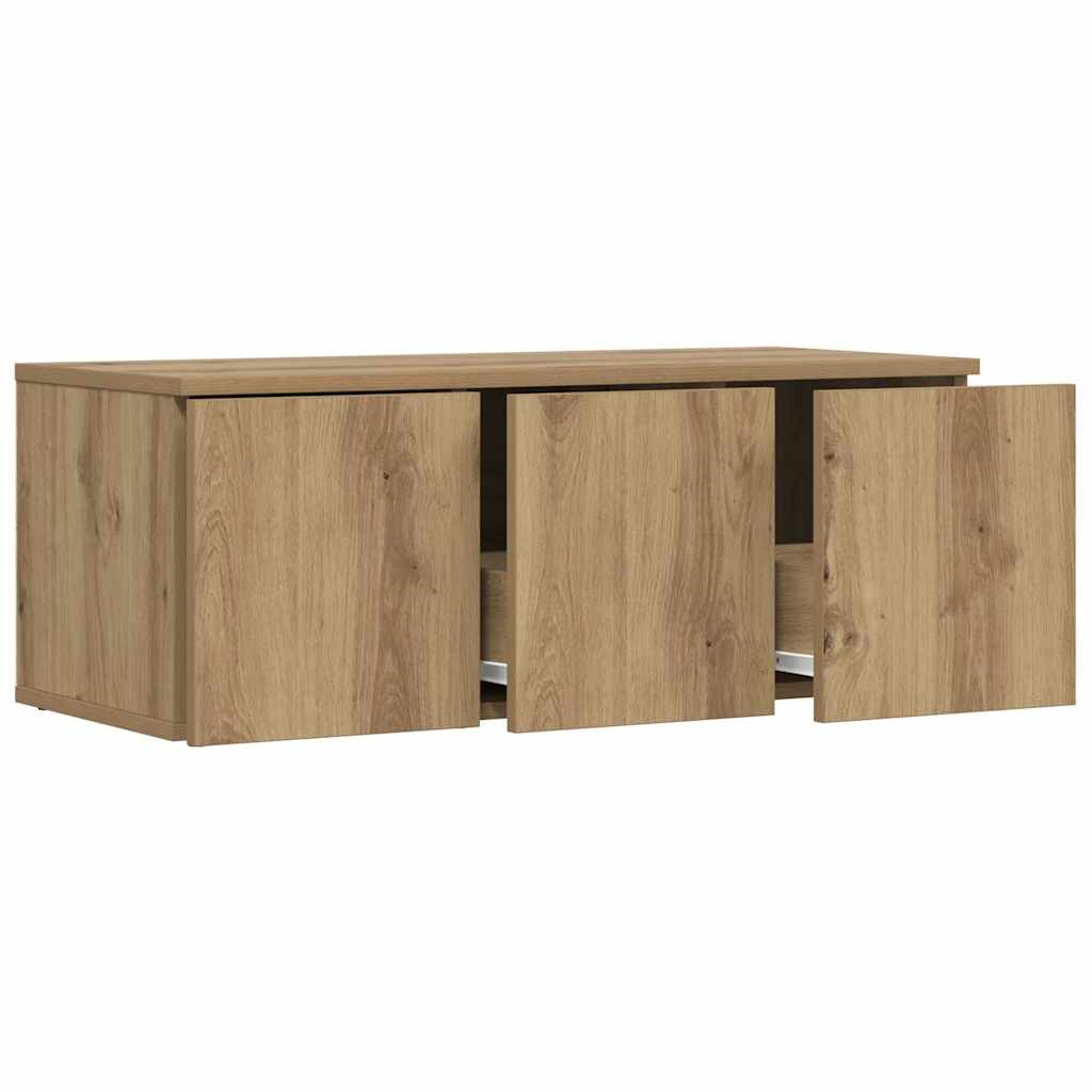 tv-bord 80x34x30 cm konstrueret træ kunsteg