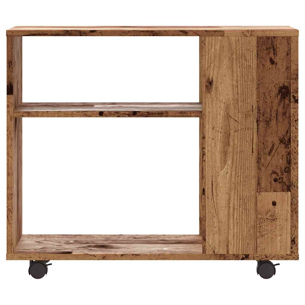 sidebord 70x35x60,5 cm konstrueret træ antikt træ