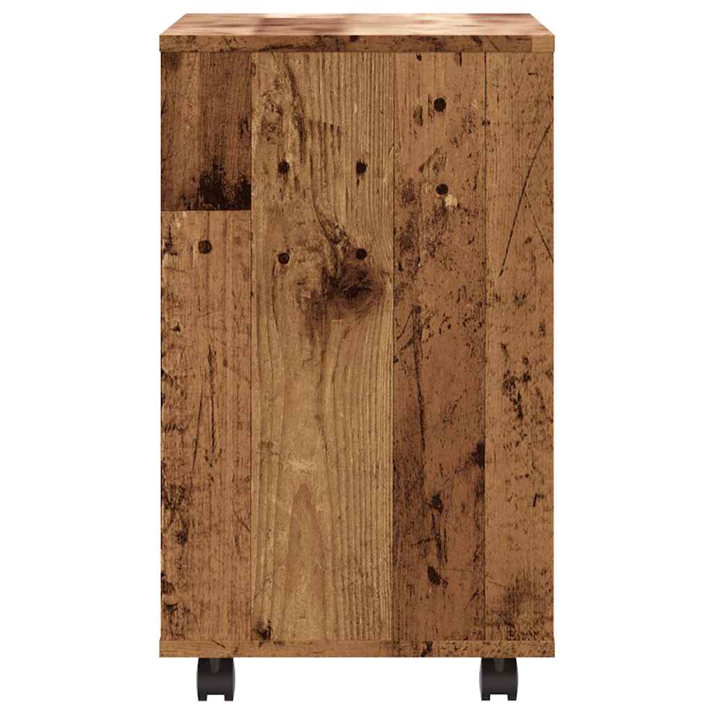 sidebord 70x35x60,5 cm konstrueret træ antikt træ