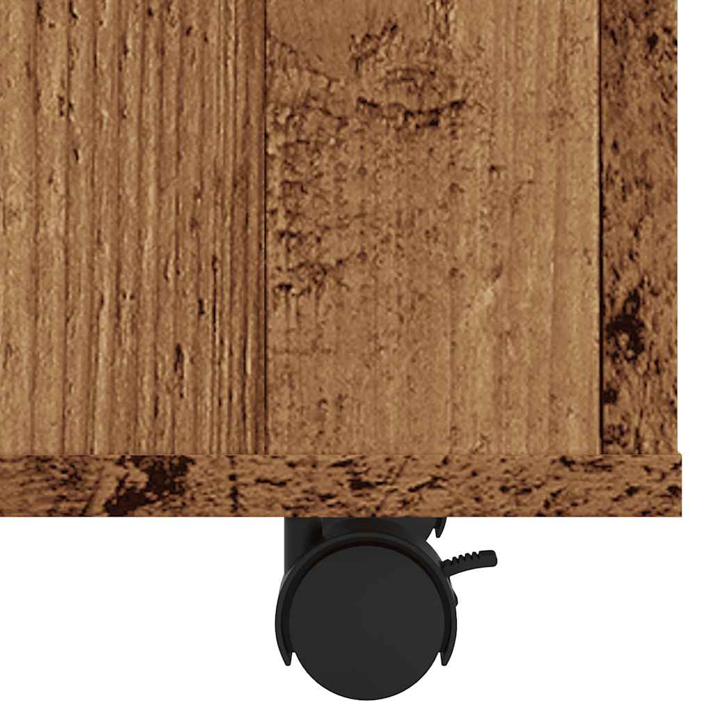 sidebord 70x35x60,5 cm konstrueret træ antikt træ