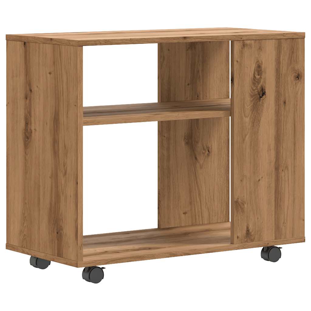 sidebord 70x35x60,5 cm konstrueret træ kunsteg