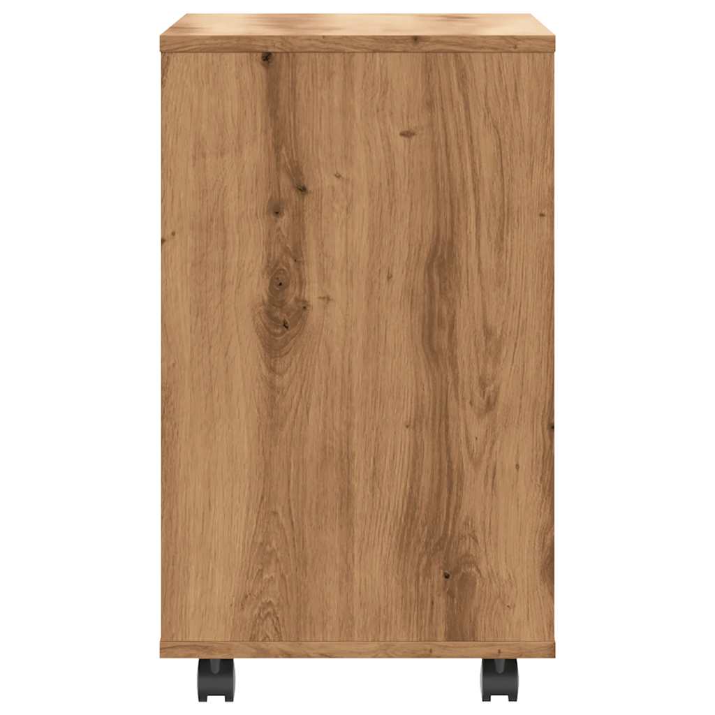 sidebord 70x35x60,5 cm konstrueret træ kunsteg