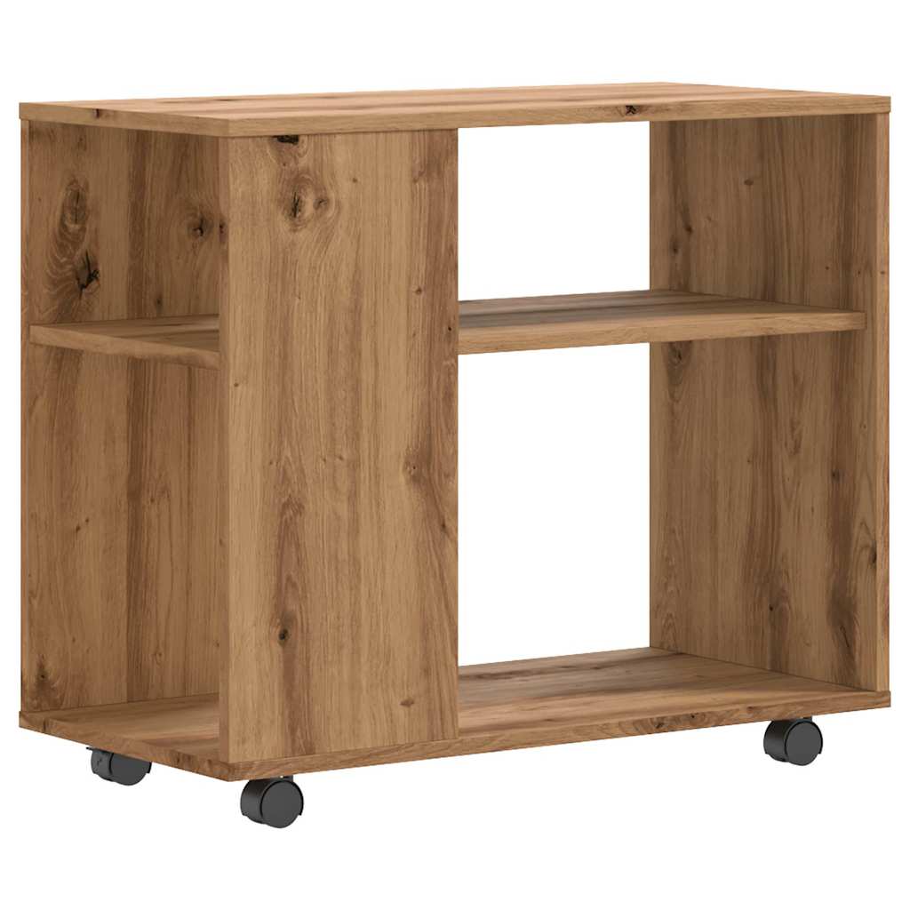 sidebord 70x35x60,5 cm konstrueret træ kunsteg