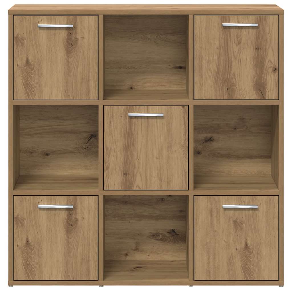 bogreol 90x28x90 cm konstrueret træ kunsteg