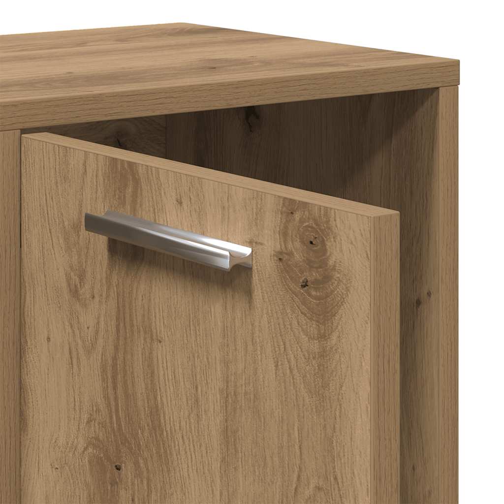 bogreol 90x28x90 cm konstrueret træ kunsteg