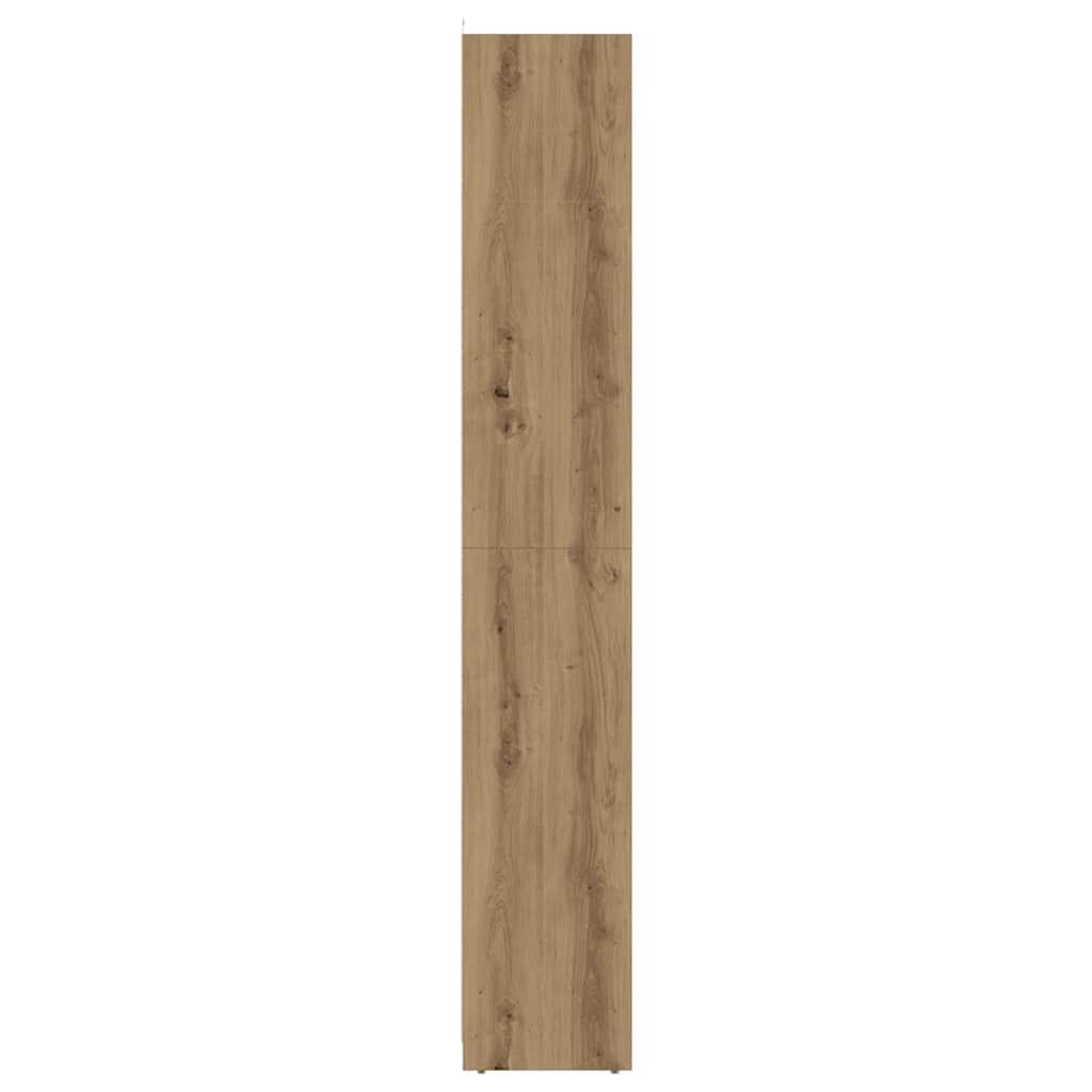 badeværelsesskab 30x30x183,5 cm konstrueret træ kunsteg