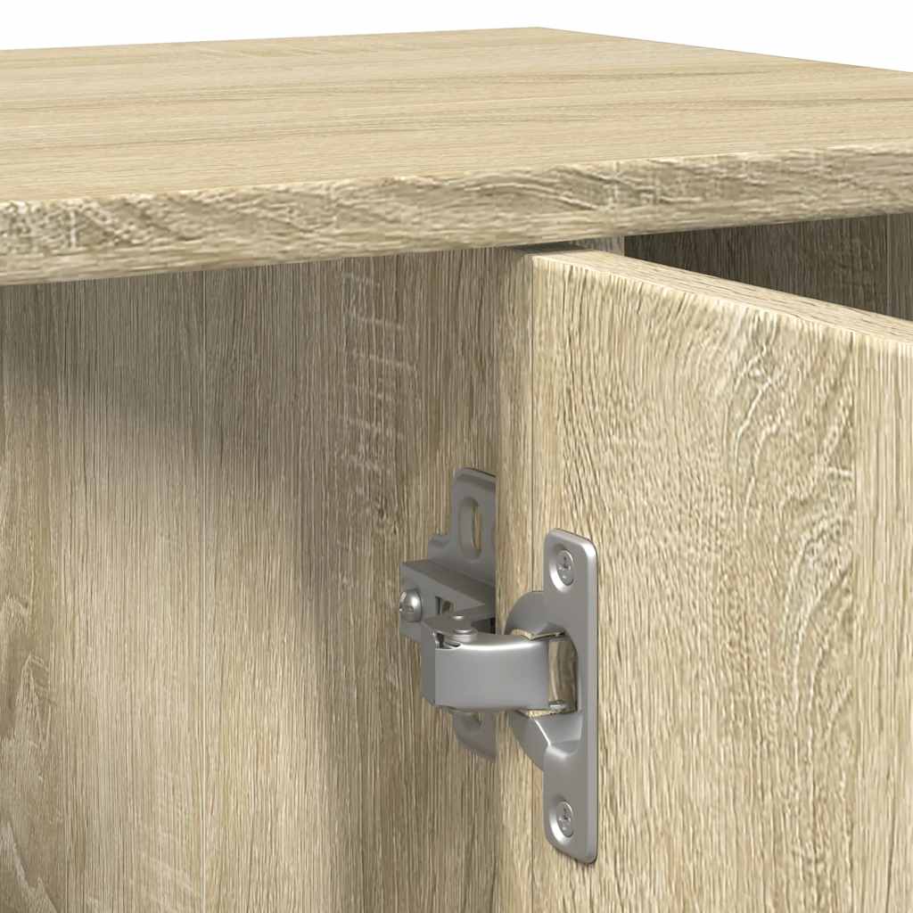 badeværelsesskab 60x32x53,5 cm konstrueret træ sonoma-eg