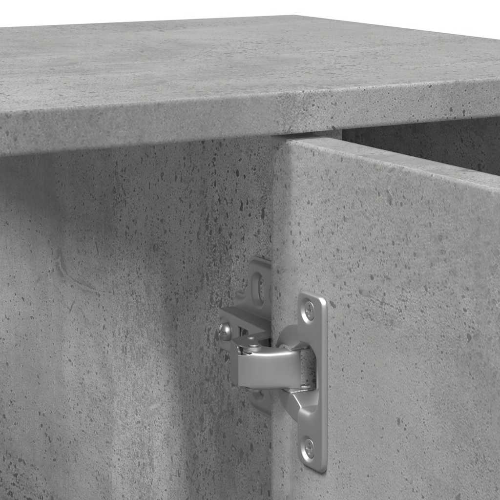 badeværelsesskab 60x32x53,5 cm konstrueret træ betongrå