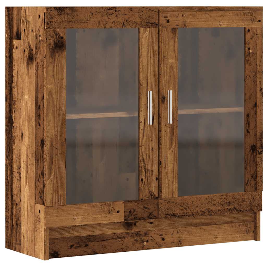 bogskab 82,5x30,5x80 cm konstrueret træ antikt træ