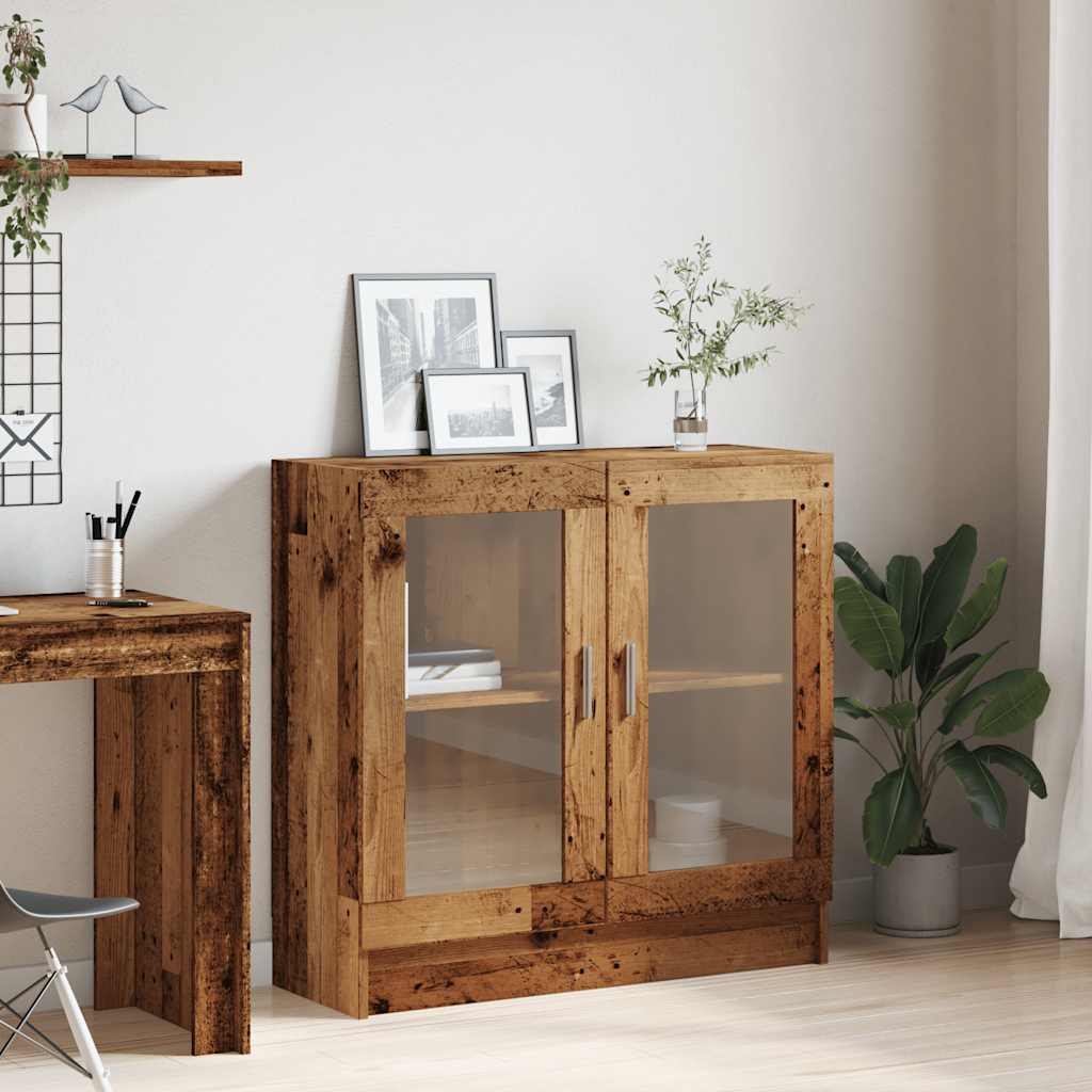 bogskab 82,5x30,5x80 cm konstrueret træ antikt træ