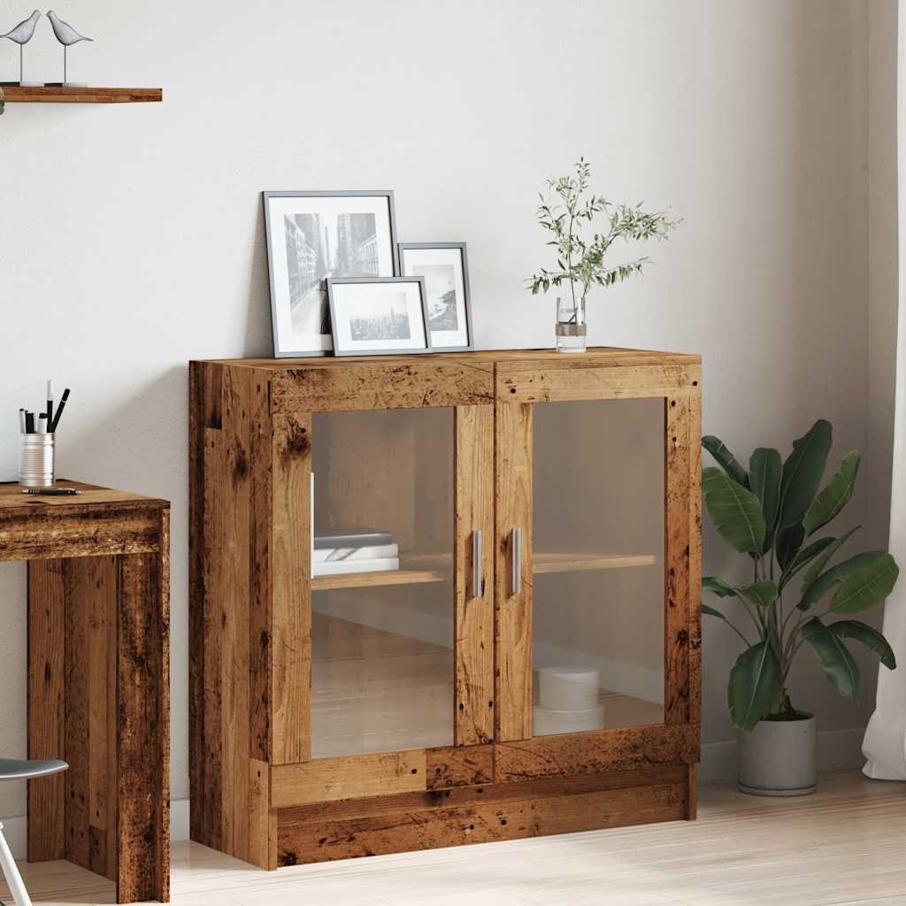 bogskab 82,5x30,5x80 cm konstrueret træ antikt træ