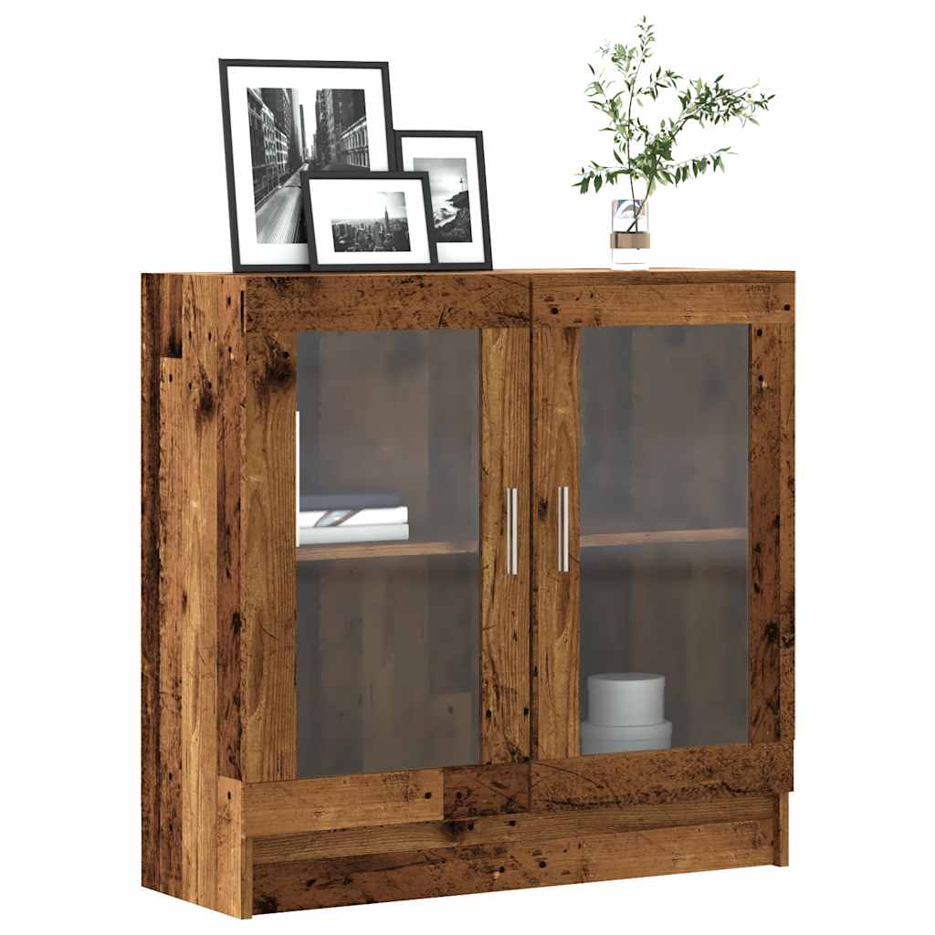 bogskab 82,5x30,5x80 cm konstrueret træ antikt træ