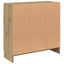 bogskab 82,5x30,5x80 cm konstrueret træ kunsteg