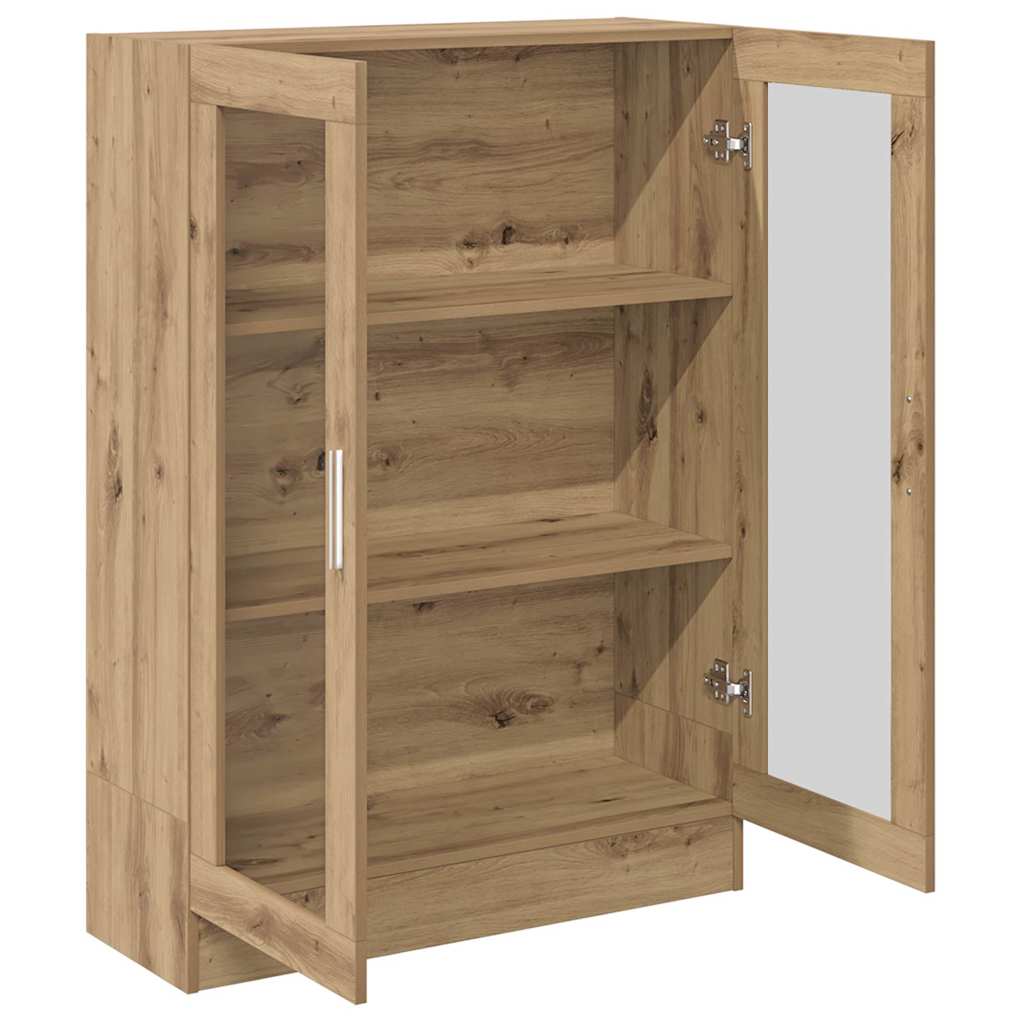 bogskab 82,5x30,5x115 cm konstrueret træ kunsteg