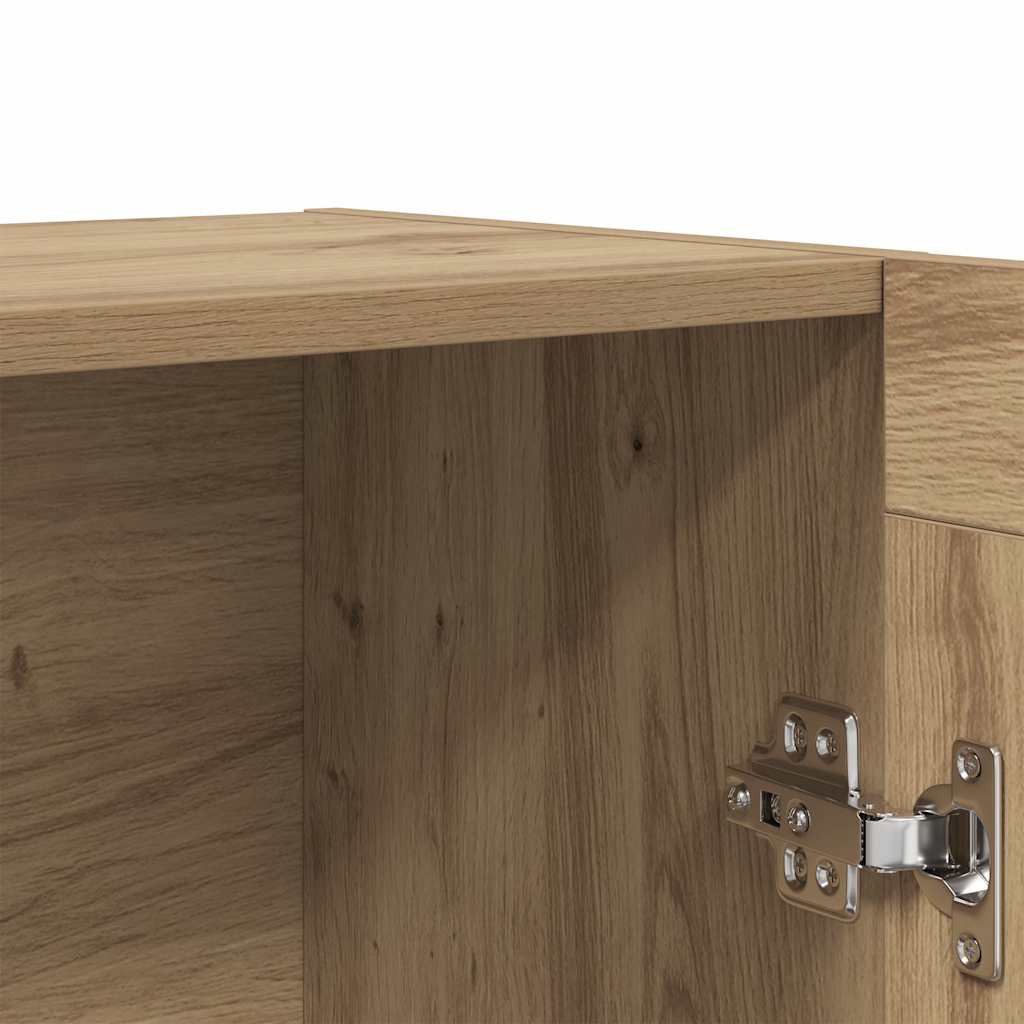 bogskab 82,5x30,5x115 cm konstrueret træ kunsteg