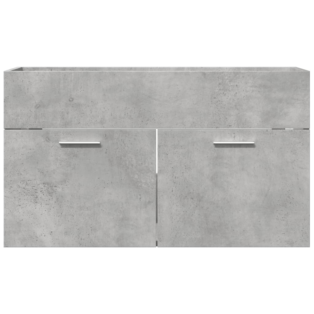 underskab til håndvask 90x38,5x46 cm konstrueret træ betongrå