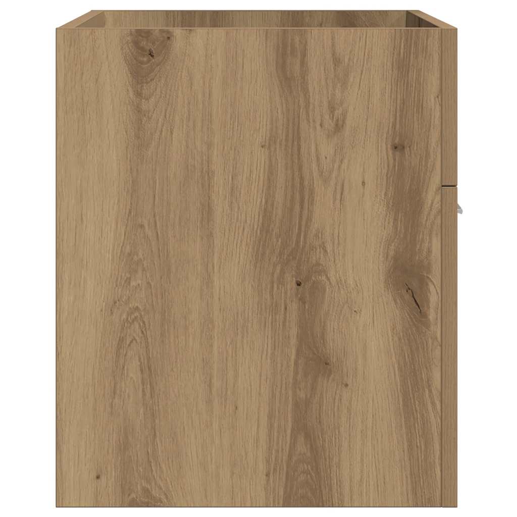 underskab til håndvask 90x38,5x46 cm konstrueret træ kunsteg
