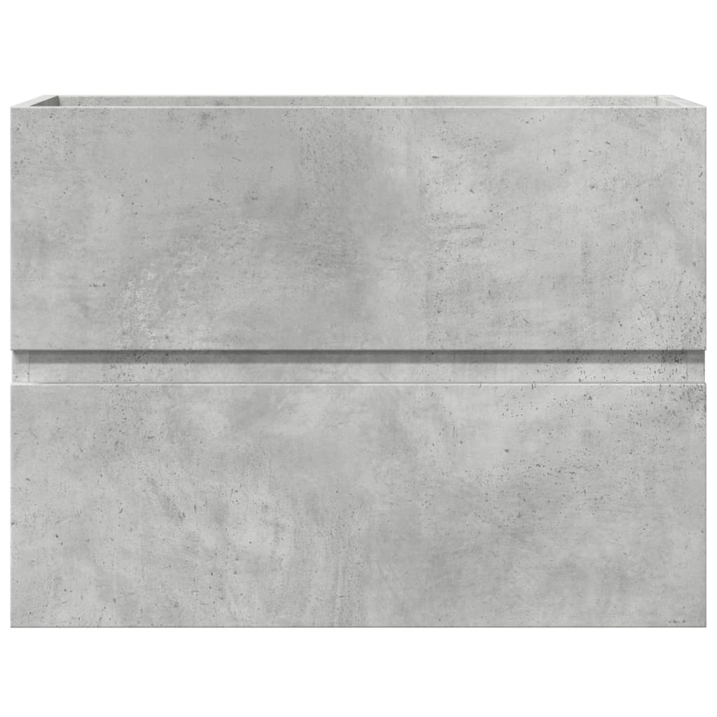 badeværelsesskab 60x38,5x45 cm konstrueret træ betongrå