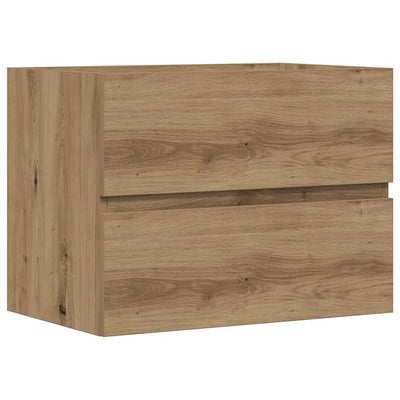 badeværelsesskab 60x38,5x45 cm konstrueret træ kunsteg