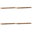 væghylder 4 stk. 40x10x1,5 cm konstrueret træ gammelt træ-look